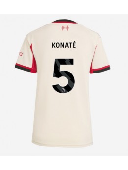 Liverpool Ibrahima Konate #5 Replika Borta Kläder Dam 2025-26 Kortärmad